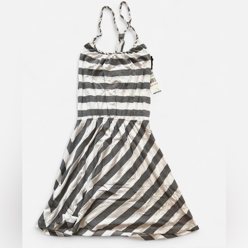 Ecko Black and White Striped Dress